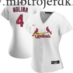 Kvinde St. Louis Cardinals MLB Trøjer Yadier Molina  Hvid Hjemme Player