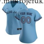 Kvinde Baseball MLB Toronto Blue Jays  Blå Custom Trøjer