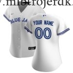 Kvinde Baseball MLB Toronto Blue Jays  Hvid Hjemme Custom Trøjer