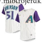 Børn Arizona Diamondbacks MLB Trøjer Randy Johnson  Cream Alternate Cooperstown Collection Player