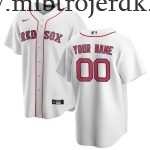 Børn Baseball MLB Boston Red Sox  Hvid Hjemme Custom Trøjer