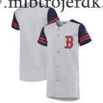 Børn Boston Red Sox MLB Trøjer Stitches Grå Navy Team