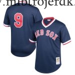 Børn Boston Red Sox MLB Trøjer Ted Williams Mitchell & Ness Navy Cooperstown Collection Mesh Batting Practice