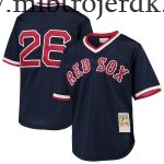 Børn Boston Red Sox MLB Trøjer Wade Boggs Mitchell & Ness Navy Cooperstown Collection Mesh Batting Practice