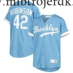 Børn Brooklyn Dodgers Jackie Robinson  Lyseblå Alternate Cooperstown Collection Player