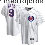 Børn Chicago Cubs MLB Trøjer Javier Baez  Hvid Hjemme Player