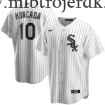Børn Chicago White Sox MLB Trøjer Yoan Moncada  Hvid Hjemme Player