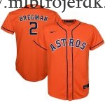 Børn Houston Astros Alex Bregman  Orange Alternate Player