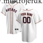 Børn Baseball MLB Houston Astros  Hvid Hjemme Custom Trøjer