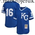 Børn Kansas City Royals Bo Jackson Mitchell & Ness Royal Cooperstown Collection Mesh Batting Practice