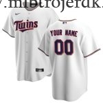 Børn Baseball MLB Minnesota Twins  Hvid Hjemme Custom Trøjer