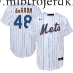 Børn New York Mets MLB Trøjer Jacob deGrom  Hvid Hjemme Player