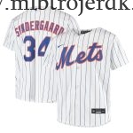 Børn New York Mets MLB Trøjer Noah Syndergaard  Hvid Hjemme Player