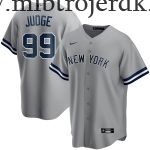 Børn New York Yankees MLB Trøjer Aaron Judge  Grå Road Player