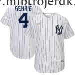 Børn New York Yankees MLB Trøjer Lou Gehrig  Hvid Hjemme Cooperstown Collection Player