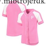 Børn Pittsburgh Pirates MLB Trøjer Pink Team Spirit Fashion