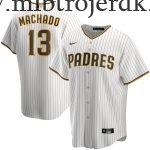 Børn San Diego Padres MLB Trøjer Manny Machado  Hvid Hjemme Player