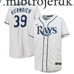 Børn Tampa Bay Rays MLB Trøjer Kevin Kiermaier  Hvid Hjemme Player