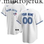 Børn Baseball MLB Toronto Blue Jays  Hvid Hjemme Custom Trøjer