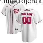 Børn Baseball MLB Washington Nationals  Hvid Hjemme Custom Trøjer