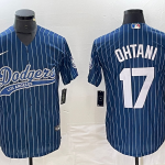 Mænd Los Angeles Dodgers Trøjer Shohei Ohtani 17 Blå Game Joint Edition