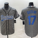 Mænd Los Angeles Dodgers Trøjer Shohei Ohtani #17 Grå Player Joint Edition