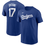 Mænd Los Angeles Dodgers MLB Trøje Shohei Ohtani #17 2024 Sikrings navn og nummer