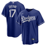 Mænd Los Angeles Dodgers MLB Trøje Shohei Ohtani #17 Tredje Blå